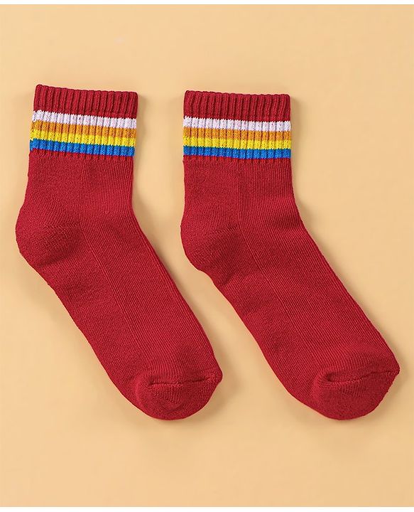 Pine Kids Anti Microbial Ankle Length Socks Pair of 5 - Multicolour