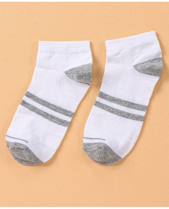 Pine Kids Ankle Length Stripe Socks Pair of 5 - Multicolour