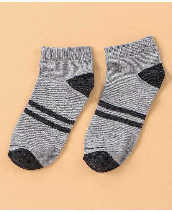 Pine Kids Ankle Length Stripe Socks Pair of 5 - Multicolour