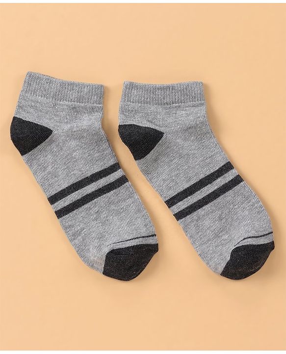 Pine Kids Ankle Length Stripe Socks Pair of 5 - Multicolour