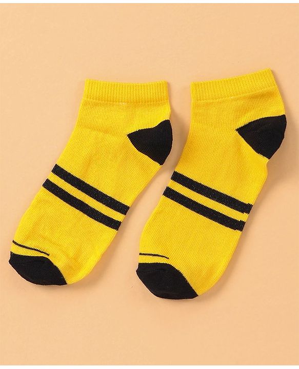 Pine Kids Ankle Length Stripe Socks Pair of 5 - Multicolour
