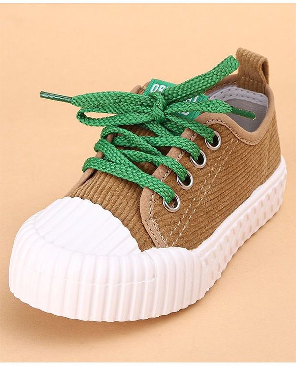 Cute Walk by Babyhug Casual Shoes Star Patch - Brown