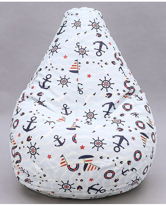 Pine Kids Printed Bean Bag Without Beans - Multicolor