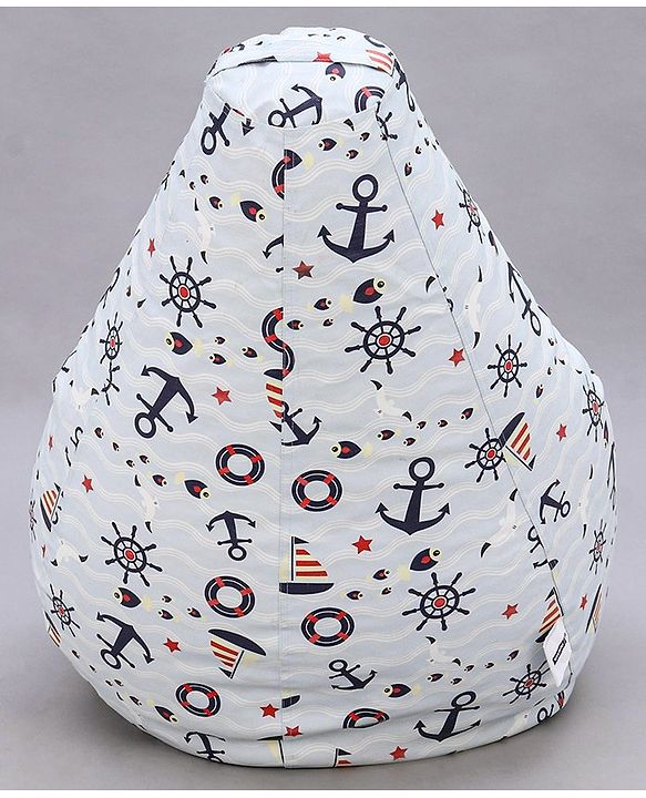 Pine Kids Printed Bean Bag Without Beans - Multicolor