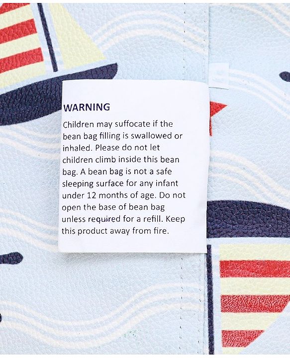Pine Kids Printed Bean Bag Without Beans - Multicolor
