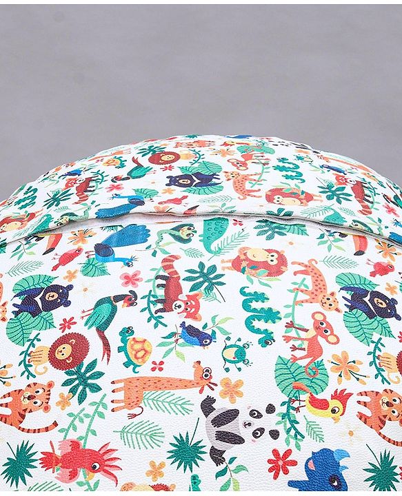 Pine Kids Printed Bean Bag Without Beans - Multicolor