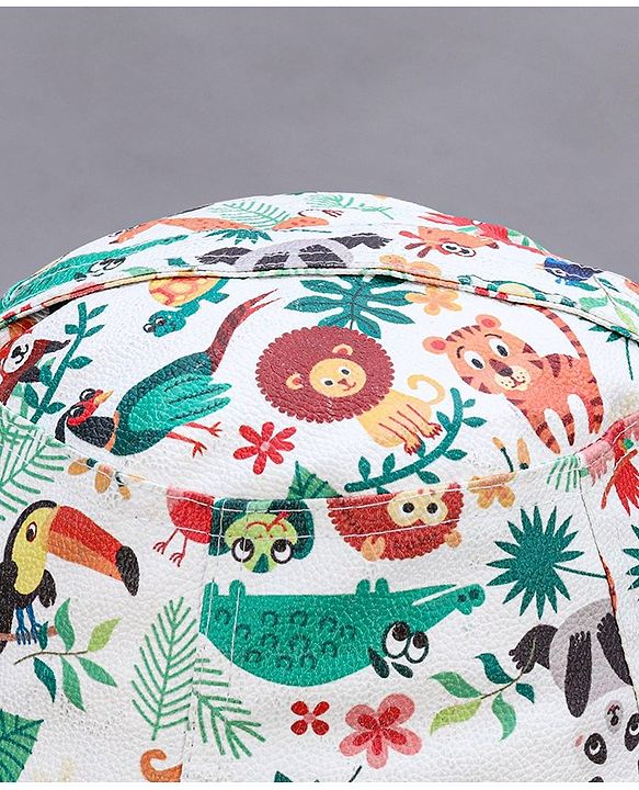 Pine Kids Printed Bean Bag Without Beans - Multicolor