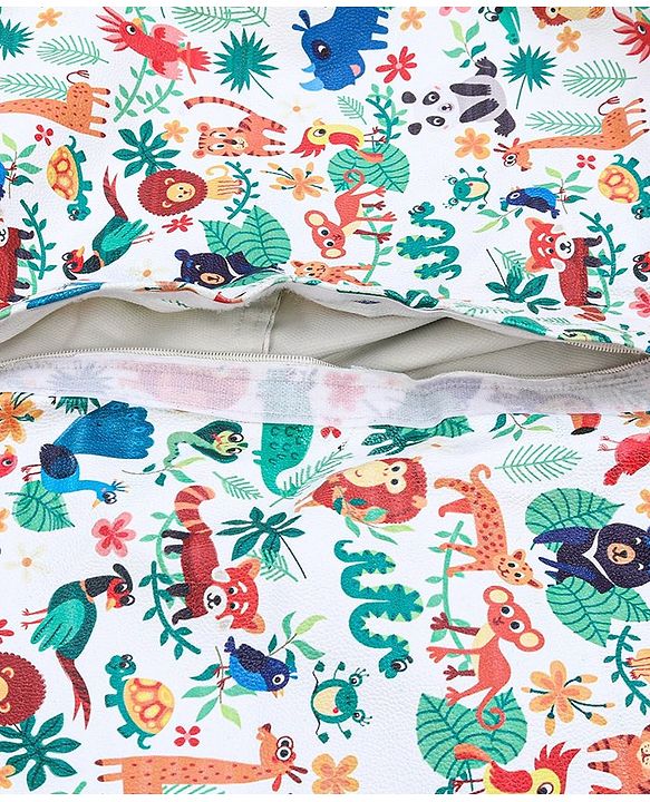 Pine Kids Printed Bean Bag Without Beans - Multicolor