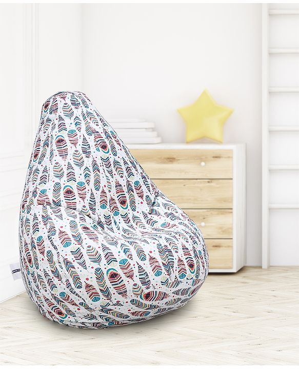 Pine Kids Printed Bean Bag Without Beans - Multicolor
