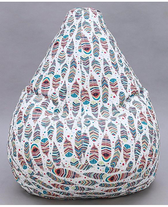 Pine Kids Printed Bean Bag Without Beans - Multicolor