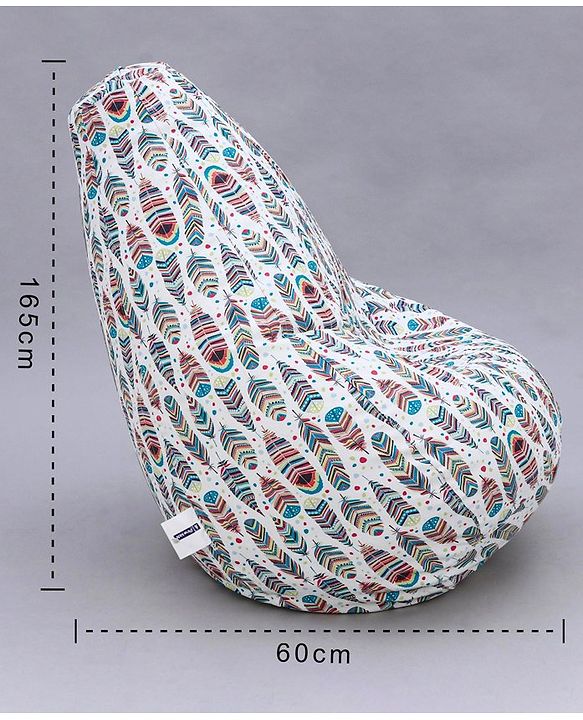 Pine Kids Printed Bean Bag Without Beans - Multicolor