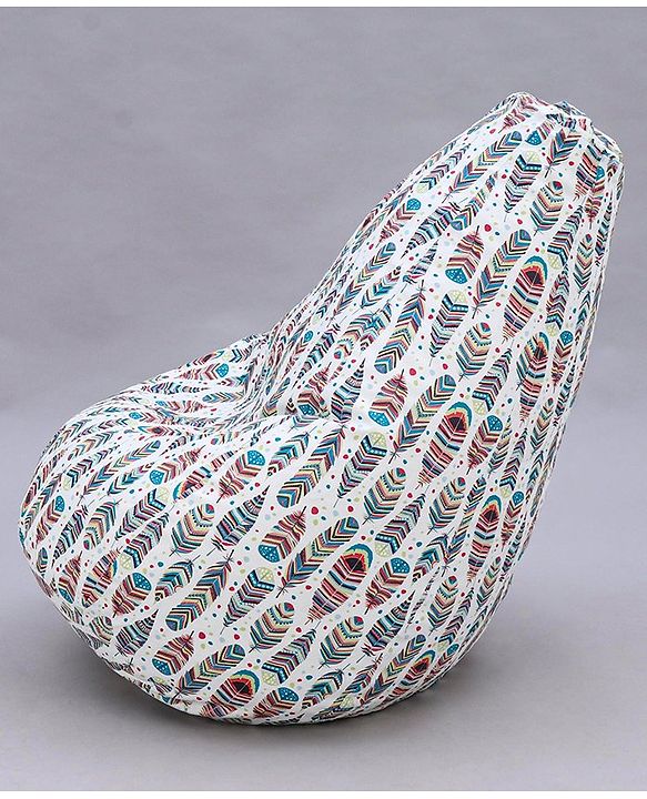 Pine Kids Printed Bean Bag Without Beans - Multicolor