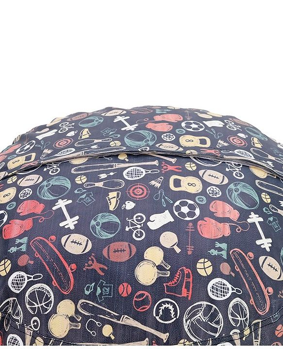 Pine Kids Printed Bean Bag Without Beans - Multicolor