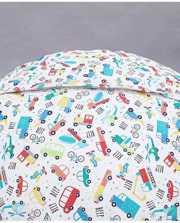 Pine Kids Printed Bean Bag Without Beans - Multicolor