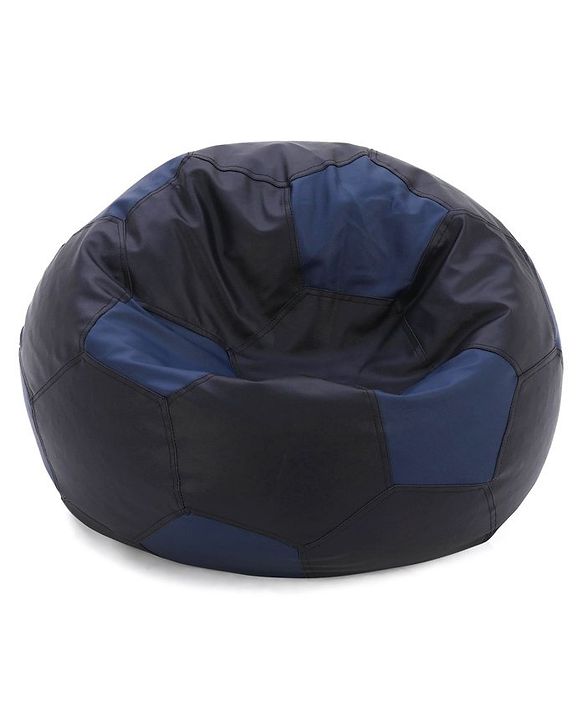 Pine Kids Bean Bag Without Beans Football Print - Blue
