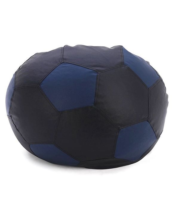Pine Kids Bean Bag Without Beans Football Print - Blue