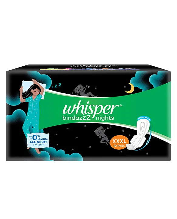 Buy Whisper Bindazzz Nights Koala Soft Pads XXXL 8's Online