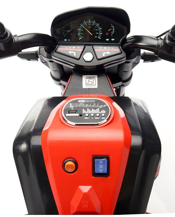 Babyhug KTM Battery Operated Ride On Bike With Music & Lights - Red