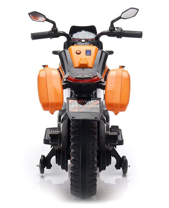 Babyhug KTM Battery Operated Ride On Bike With Music & Lights - Orange| With Music & Lights| Pre-loaded Music with USB & AUX| Easy to Assemble| Comfortable Seat| Easy to Operate| Rechargeable Battery