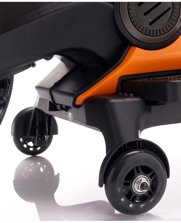 Babyhug KTM Battery Operated Ride On Bike With Music & Lights - Orange| With Music & Lights| Pre-loaded Music with USB & AUX| Easy to Assemble| Comfortable Seat| Easy to Operate| Rechargeable Battery