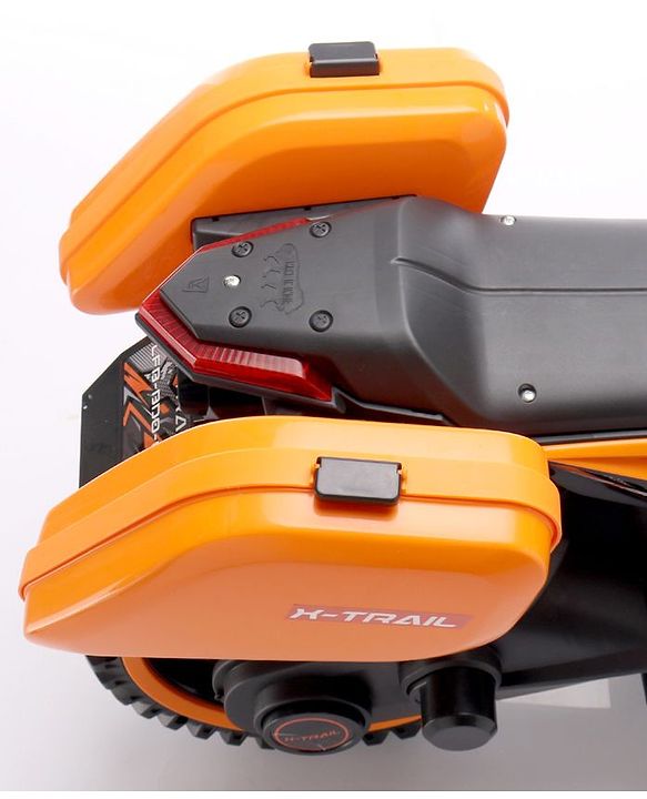 Babyhug KTM Battery Operated Ride On Bike With Music & Lights - Orange| With Music & Lights| Pre-loaded Music with USB & AUX| Easy to Assemble| Comfortable Seat| Easy to Operate| Rechargeable Battery