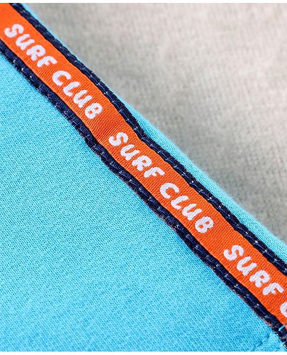 Babyhug Regular Fit Printed Shorts - Blue