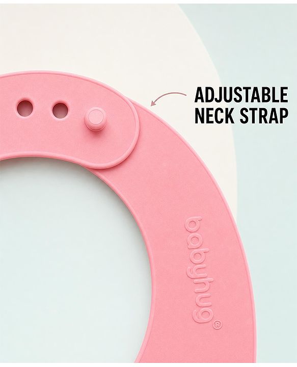 Babyhug Soft Silicone Feeding Bib  Bird Print, Yellow| Waterproof, Tear-Resistant, Easy to Wear| With Deep Crumb Catcher| Adjustable Fit| Foldable & Easy to Carry