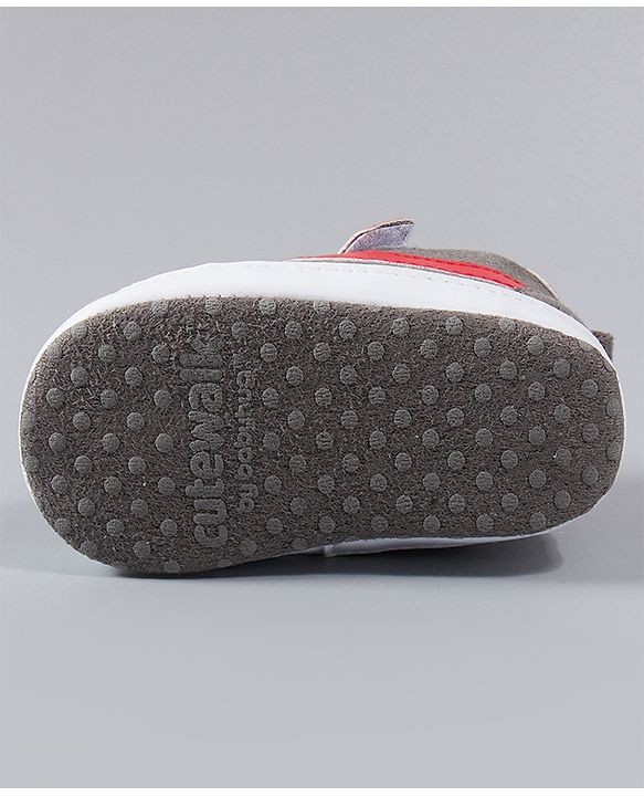 Cute Walk by Babyhug Shoes Style Booties - Brown