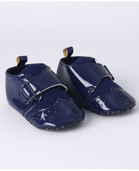 Cute Walk by Babyhug Booties - Blue
