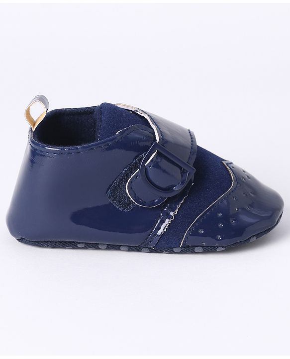 Cute Walk by Babyhug Booties - Blue