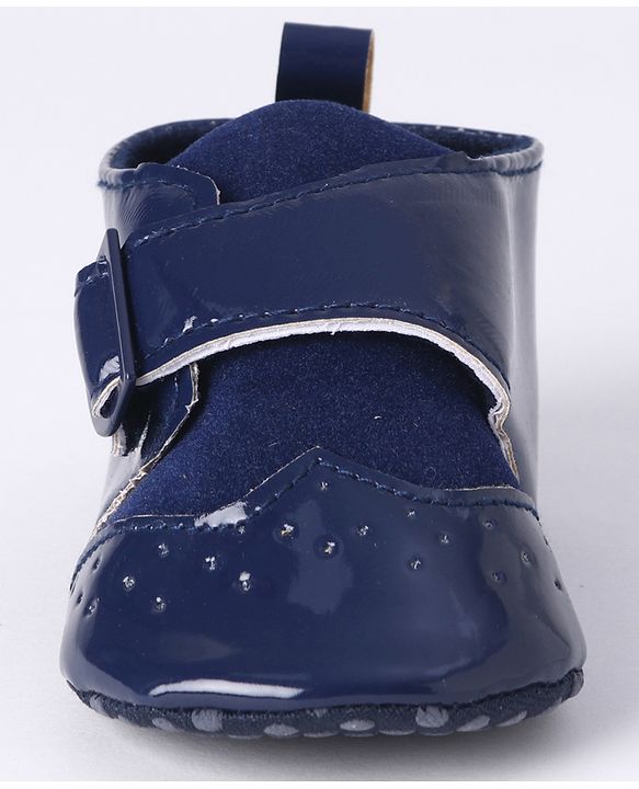 Cute Walk by Babyhug Booties - Blue