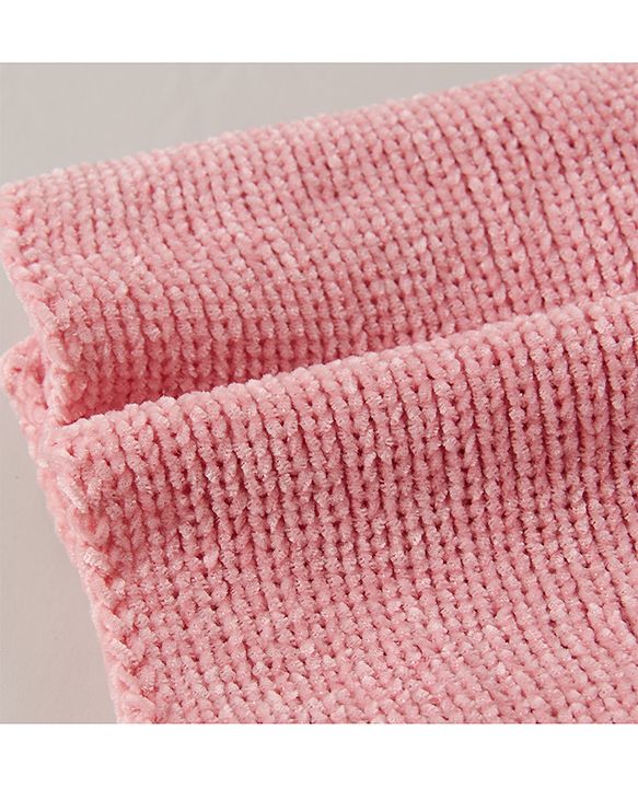 Babyhug Woollen Cap Glove Muffler Set - Pink