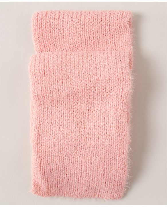Babyhug Woollen Cap Glove & Muffler Sets - Pink