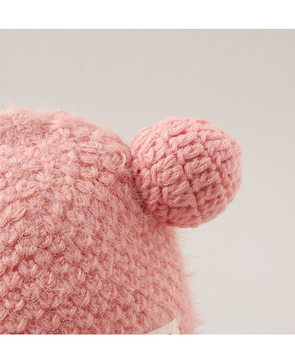 Babyhug Woollen Cap Glove & Muffler Sets - Pink