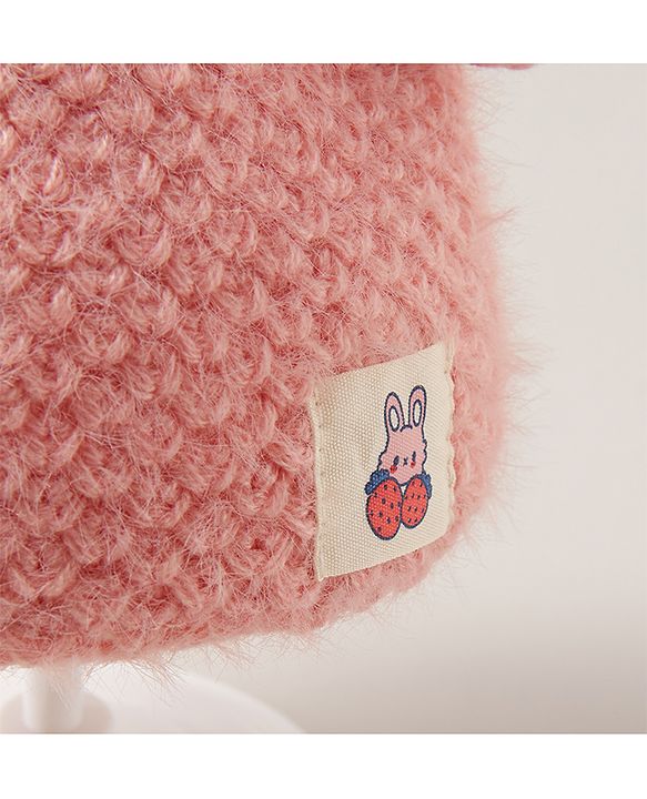 Babyhug Woollen Cap Glove & Muffler Sets - Pink