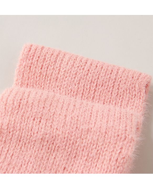 Babyhug Woollen Cap Glove & Muffler Sets - Pink