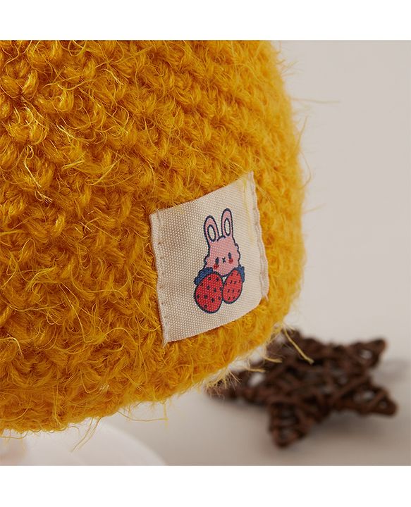 Babyhug Woollen Cap Glove & Muffler Sets - Yellow