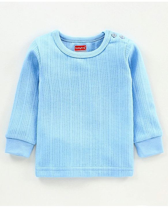 Babyhug Full Sleeves Thermal Vest - Blue