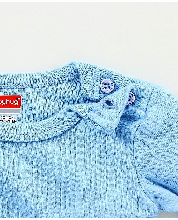 Babyhug Full Sleeves Thermal Vest - Blue