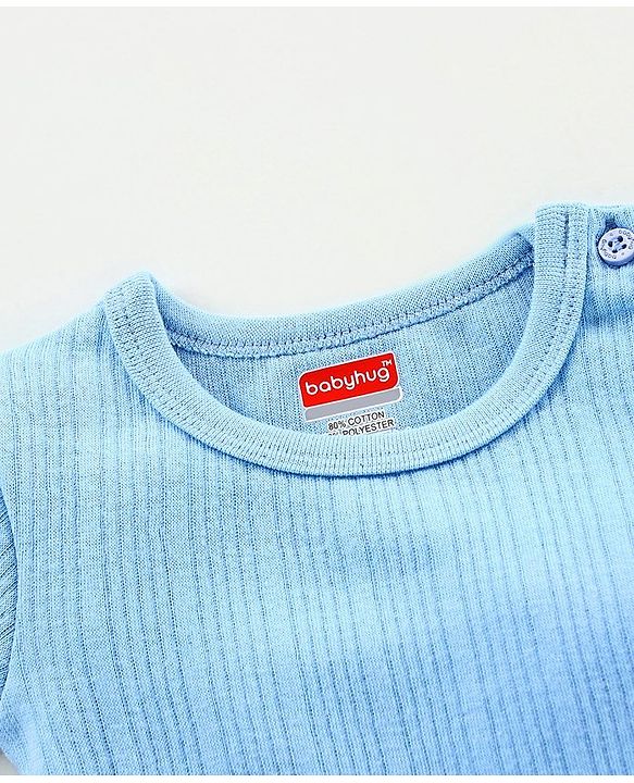 Babyhug Full Sleeves Thermal Vest - Blue