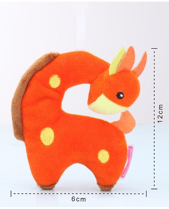 Babyhug Hanging Soft Toys Pack of 3 - Multicolour