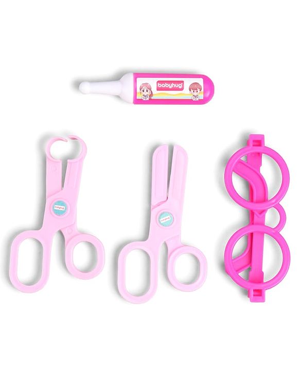 Babyhug Junior Doctor Play Set 15 Pieces - Pink