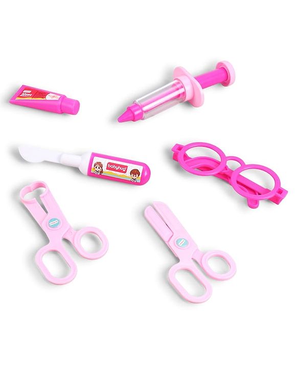 Babyhug Junior Doctor Play Set 15 Pieces - Pink