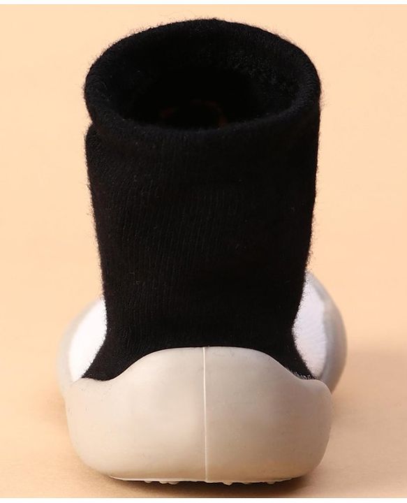 Cute Walk by Babyhug Sock Shoes  - Yellow Black