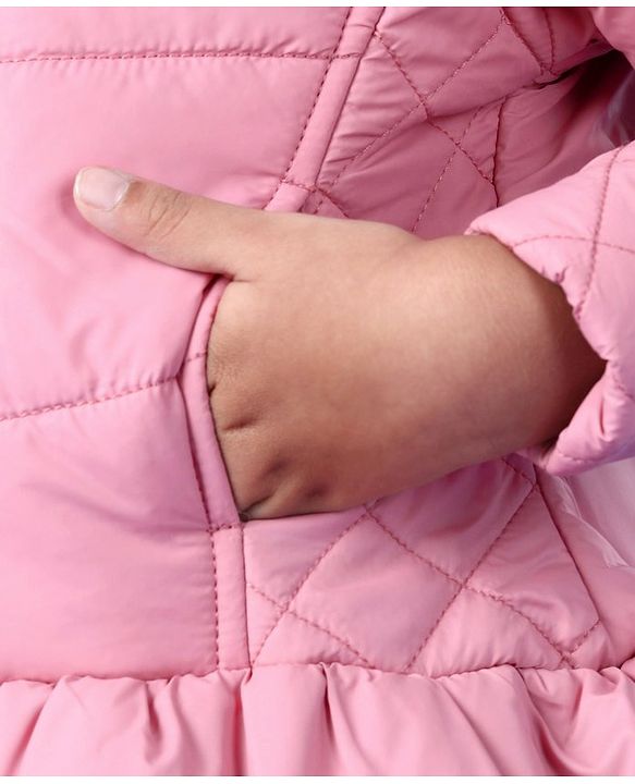 Babyhug Full Sleeves Padded Jacket - Pink