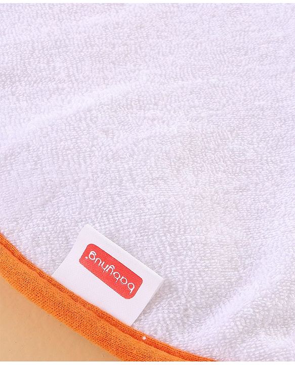 Babyhug Cotton Burp Cloths Multiprint Set of 2 - White