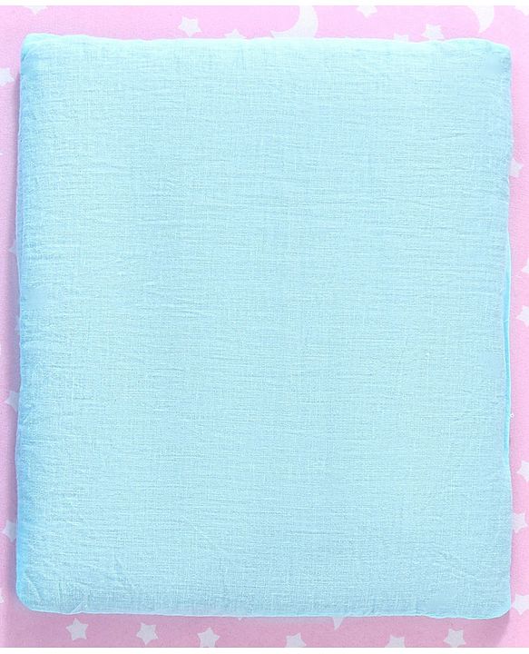 Babyhug Cotton Head Shaping 1 Kg Mustard Seeds/Rai Pillow Car Print - Navy Blue