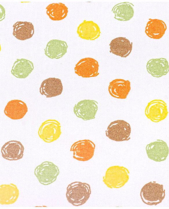 Babyhug Premium 100% Cotton Fitted Crib Sheet Polka Dots Large - Multicolor| Gentle on Babies Skin| Cozy Sleeping Environment| Versatile Use| 100% Cotton| Elastic Borders| Machine Washable
