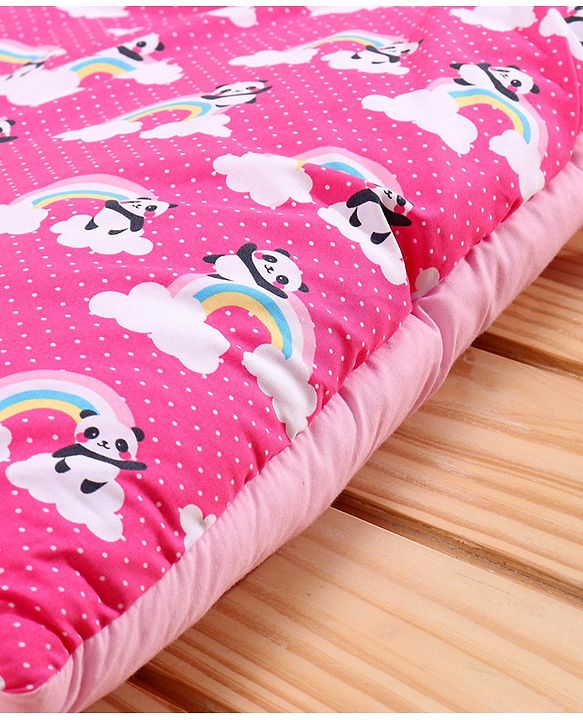 Babyhug 100% Cotton Bedding Set - Pink