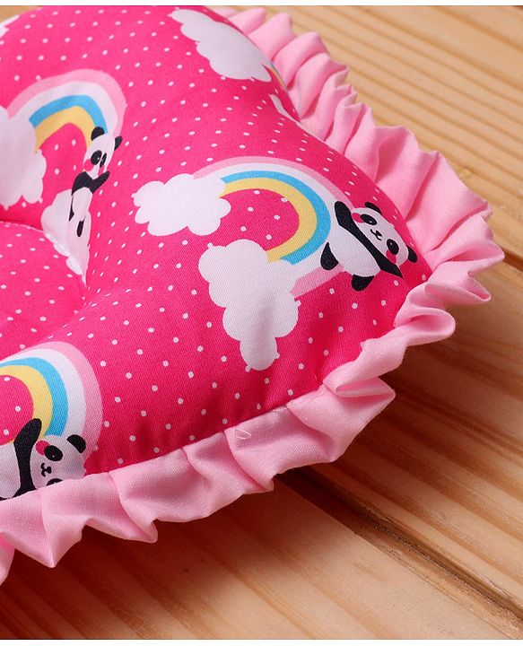 Babyhug 100% Cotton Bedding Set - Pink